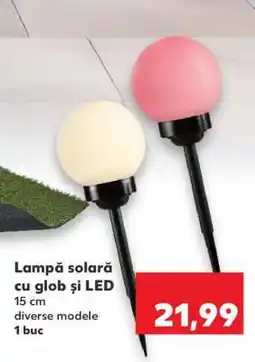 Kaufland Lampă solară cu glob și LED Ofertă