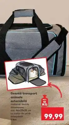 Kaufland Geantă transport animale extensibilă Ofertă