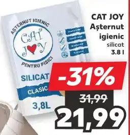 Kaufland CAT JOY Așternut igienic silicat 3.8 l Ofertă