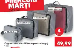 Kaufland Organizator de călătorie pentru bagaj Ofertă