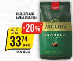 Mega Image Jacobs krönung cafea boabe Ofertă