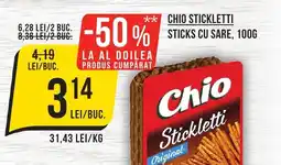 Mega Image Chio stickletti sticks cu sare Ofertă