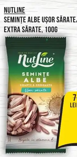 Mega Image NUTLINE Seminţe albe uşor sărate/ extra sărate Ofertă