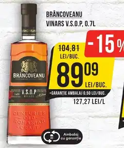 Mega Image Brâncoveanu vinars v.s.o.p Ofertă