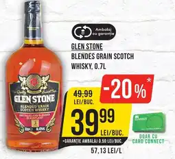 Mega Image Glen stone blendes grain scotch whisky Ofertă