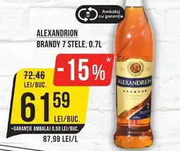 Mega Image Alexandrion brandy 7 stele Ofertă