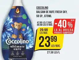 Mega Image COCCOLINO Balsam de rufe fresh sky Ofertă