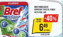 Mega Image Bref power aktiv odorizant toaletă, power aktiv pine Ofertă