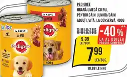 Mega Image PEDIGREE Hrană umedă cu pui, pentru câini junior/câini adulţi, vită, la conservă Ofertă