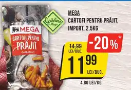 Mega Image Mega cartofi pentru prajit import Ofertă