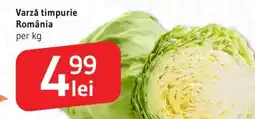 Supeco Varză timpurie România Ofertă
