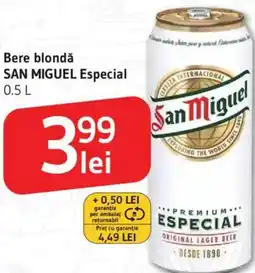 Supeco Bere blondǎ SAN MIGUEL Especial Ofertă