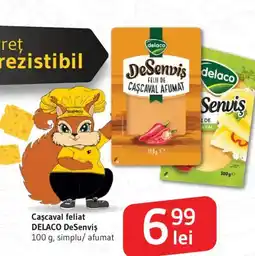 Supeco Cascaval feliat DELACO DeSenviş Ofertă