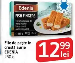 Supeco File de peşte în crustǎ aurie EDENIA Ofertă