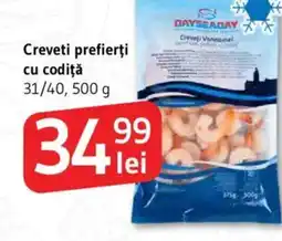 Supeco Creveti prefierţi cu codiţă 31/40 Ofertă