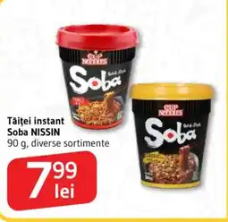 Supeco Tăiței instant Soba NISSIN Ofertă