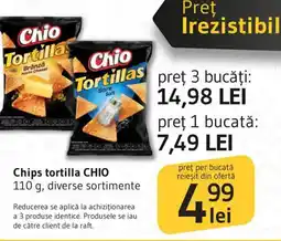 Supeco Chips tortilla CHIO Ofertă