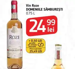Supeco Vin Roze DOMENIILE SÂMBUREŞTI Ofertă