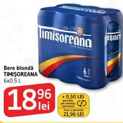Supeco Bere blondă TIMIŞOREANA Ofertă