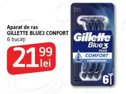 Supeco Aparat de ras GILLETTE BLUE3 CONFORT Ofertă