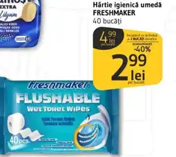 Supeco Hârtie igienică umedă FRESHMAKER Ofertă