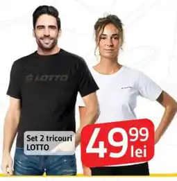 Supeco Set 2 tricouri LOTTO Ofertă