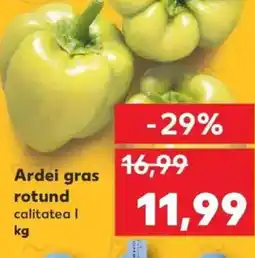 Kaufland Ardei gras rotund Ofertă
