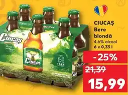 Kaufland CIUCAŞ Bere blondă Ofertă