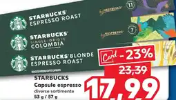 Kaufland STARBUCKS Capsule espresso Ofertă