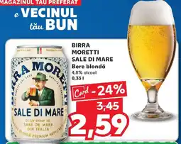 Kaufland BIRRA MORETTI SALE DI MARE Bere blondǎ Ofertă
