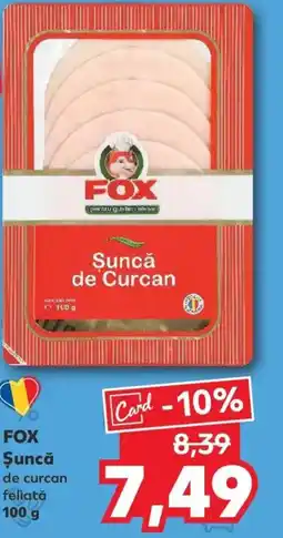 Kaufland FOX Şuncă de curcan feliată Ofertă