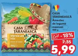 Kaufland CASA ŢĂRĂNEASCĂ Amestec de legume mexican Ofertă