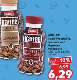 Kaufland MULLER Latte Macchiato/ Cappuccino/ Espresso Macchiato Ofertă