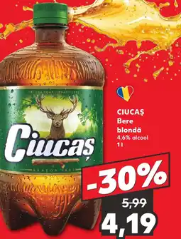 Kaufland CIUCAŞ Bere blondă Ofertă