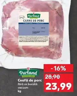 Kaufland Ceafă de porc fără os bucată vacuum Ofertă
