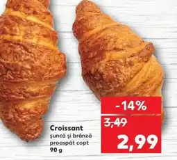 Kaufland Croissant şuncă şi brânză Ofertă