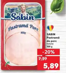 Kaufland SABIN Pastramă de porc Ofertă
