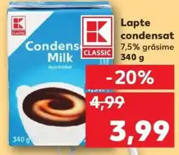Kaufland Lapte condensat Ofertă