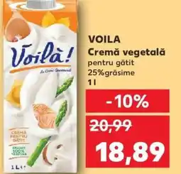 Kaufland VOILA Cremă vegetală Ofertă