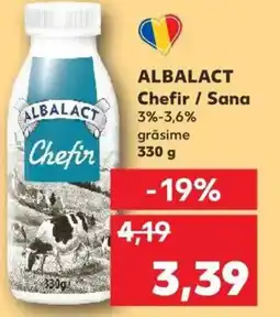 Kaufland ALBALACT Chefir / Sana Ofertă