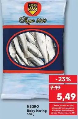 Kaufland NEGRO Baby hering Ofertă