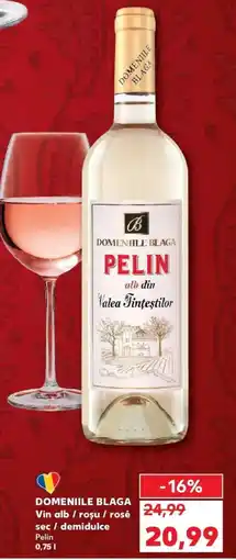 Kaufland DOMENIILE BLAGA Vin alb / roşu / rosé sec / demidulce Ofertă