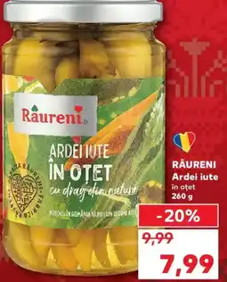Kaufland RÂURENI Ardei iute în oțet Ofertă