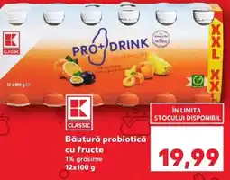 Kaufland Băutură probiotică cu fructe Ofertă