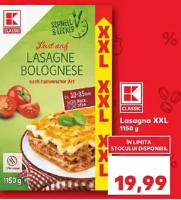 Kaufland Lasagna XXL Ofertă