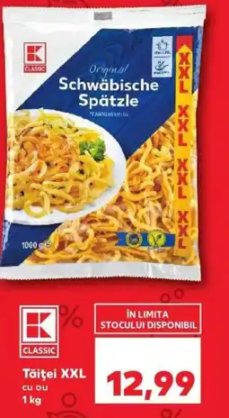 Kaufland Tăiţei XXL cu ou Ofertă