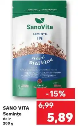 Kaufland SANO VITA Seminţe de in Ofertă