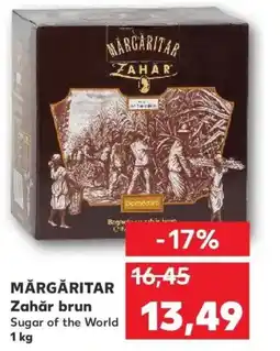 Kaufland MĂRGĂRITAR Zahăr brun Ofertă