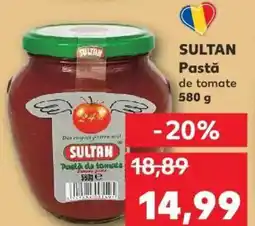 Kaufland SULTAN Pastă de tomate Ofertă