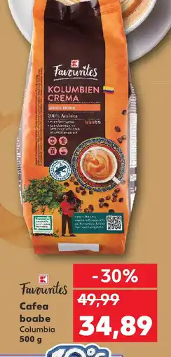 Kaufland Cafea boabe Columbia Ofertă
